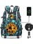Jurassic World Dominion 3 Yüksek Kaliteli Çocuk Sırt Çantası Erkek Öğrenciler Schoolbag USB Şarj Gençler Dizüstü Omuz Çantası (Yurt Dışından) 3