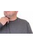 Mocgrande Büyük Beden Sıfır Yaka Classic Sweat 23216 Antrasıt 4