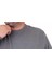 Mocgrande Büyük Beden Sıfır Yaka Classic Sweat 23216 Grı 4