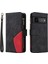 Durumda Google Pixel 6 Pro Dokuz Kart Yuvalı Zip Cüzdan Suni Deri Manyetik Kapatma Telefon Kılıfı (Yurt Dışından) 3