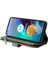 Durumda Motorola Edge S/G100 Dokuz Kart Yuvalı Zip Cüzdan Suni Deri Manyetik Kapatma Telefon Kılıfı (Yurt Dışından) 5