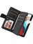 Durumda Xiaomi Poco X3 Gt 5g Dokuz Kart Yuvalı Zip Cüzdan Suni Deri Manyetik Kapatma Telefon Kılıfı (Yurt Dışından) 5