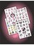 Kuromi Hello Kitty Keroppi My Melody 4 Sayfa 77 Etiket Planlayıcı Telefon Sticker Seti 1