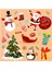 Yeni Yıl Merry Christmas Figürleri Cam Duvar Kapı Sticker Setleri - Yılbaşı Seti 2