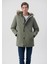 Kapüşonlu Yeşil Parka 010463-85485 1