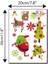 Yeni Yıl Merry Christmas Cam Duvar Sticker Setleri - Yılbaşı Seti 2