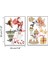 Merry Christmas Şirin Figürler Yılbaşı Sticker Setleri - Yılbaşı Seti 2