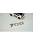 Benz 700 Brabus Bagaj Krom Abs 3m 3D Yazı Logo 1