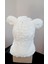 El Örgüsü Peluş Kar Maskesi Kayak Şapkası Kulaklı Balaclava 3