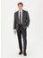 Slim Fit Antrasit Erkek Düz Ceket New Tanu 4
