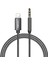 iPhone Aux Kablo RH02 Lightning To 3.5mm Aux Audio Ses Kablo Siyah 1