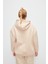 Kapüşonlu Düz Renk Sweatshirt 4