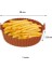 Buffer® Siyah Silikon Fırın ve Airfryer Yuvarlak Model 23 cm ve Vizon Pişirme Matı 20 cm 4