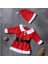 Kız Çocuk Kemerli Noel Elbise Noel Baba Kıyafeti Kostümü Yılbaşı 1-12 Yaş 1