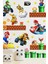 Super Mario ve Arkadaşları Sevimli Eğlenceli Çocuk Odası Cam Duvar Sticker Seti Büyük Boy 1