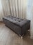 Yeni Model Lüks Çizgi Kapitoneli Sandıklı Puf Bench (120*45) 1