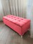 Yeni Model Lüks Çizgi Kapitoneli Sandıklı Puf Bench (100*45) 1