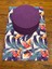 Tuğçe Demir Home Design Mor Turuncu Yaprak Desen Runner Supla Set 3