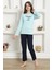 Kız Çocuk Penye Pijama Takım 20421 2