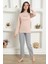 Kız Çocuk Penye Pijama Takım 20425 2