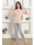 Kız Çocuk Penye Pijama Takım 20425 5