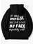 Unisex If My Mouth Sırt Baskılı Oversize Sweatshirt 1