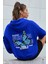 Blues Butterfly Baskılı Oversize Sweatshirt 1