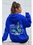 Blues Butterfly Baskılı Oversize Sweatshirt 2