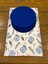 Tuğçe Demir Home Design Blue Blanc Yılbaşı Desen Runner Supla Set 2