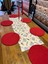 Tuğçe Demir Home Design Blue Blanc Yılbaşı Desen Runner Supla Set 1