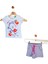 Kız Çocuk İkili Takım Baskılı Beyaz T-Shirt Gri Kırmız? 4-5 Yaş Beyaz - Gri 1