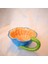 Lily Serisi Surprise Flowers Kupa-Mavi Çiçek Kupa El Yapımı Seramik Mug 120 ml 1