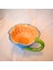 Lily Serisi Surprise Flowers Kupa-Mavi Çiçek Kupa El Yapımı Seramik Mug 120 ml 3