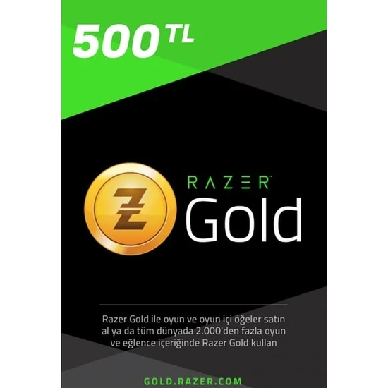 Razer Gold 500 Tl