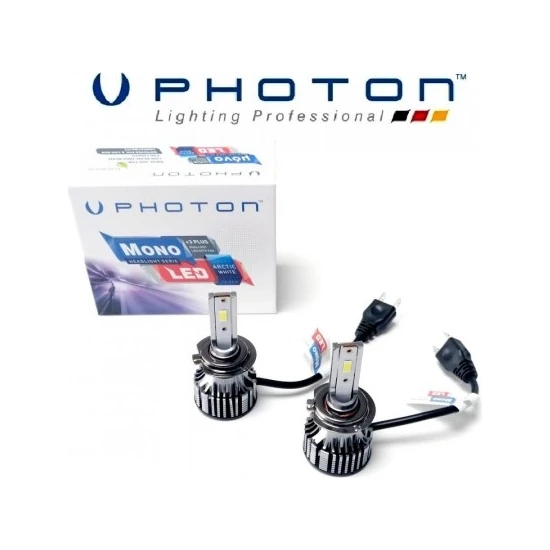Photon Mono H7 LED Xenon 9000LM 12V LED Headlight Şimşek Etkili Xenon LED