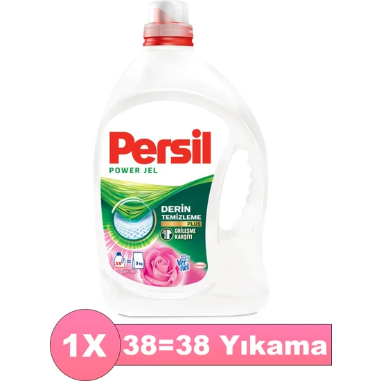 Persil Sıvı Çamaşır Deterjanı 2470 ml Gülün Büyüsü 38 Yıkama
