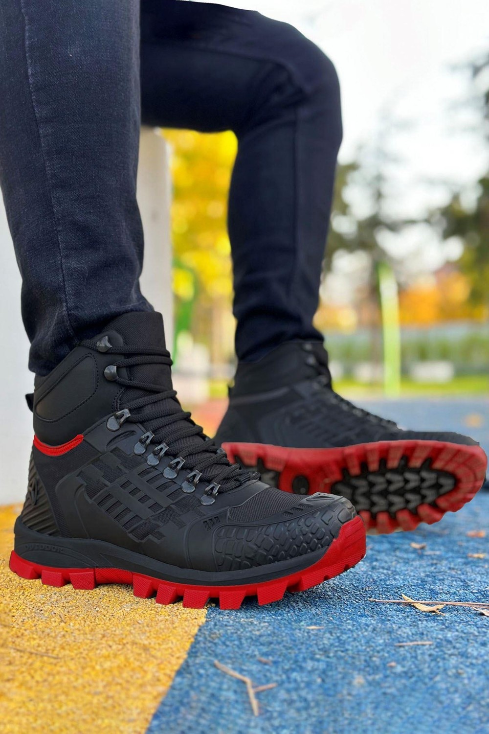 Big King Siyah Hydro Su Geçirmez Erkek Outdoor Trekking Bot