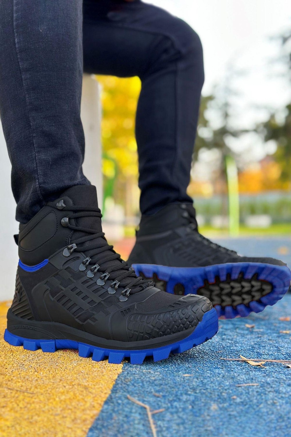 Big King Siyah Hydro Su Geçirmez Erkek Outdoor Trekking Bot görsel 3