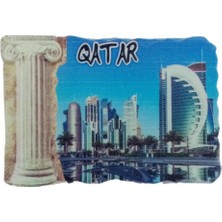 Dünyadan Hediyeler Katar Temalı Sütun Magnet