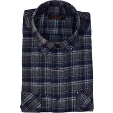 Wolente Erkek Pamuklu Kışlık Çift Cep Kapaklı Renk Gömlek BGL-ST03266