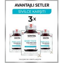 Sovital Baby Face Sivilce, Leke & Yaşlanma Karşıtı 3X90 Kapsül