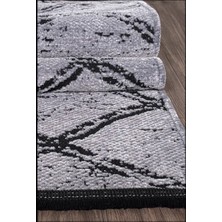 Lotus Halı Aqua Pamuklu Kolay Temizlenen Yumuşak Modern Dokuma Kesme Kilim Halı