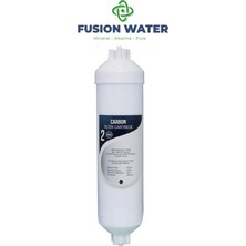 Fusion Water Su Arıtma Cihazlarına Uyumlu 2 Gac Filtre/ Inline Filtre / 2 Numara Filtre