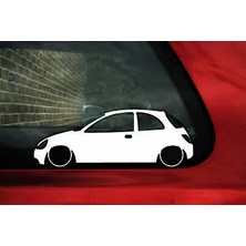 TSC F Ord Ka Basık Kelebek Silüet Stickeri 2 Adet