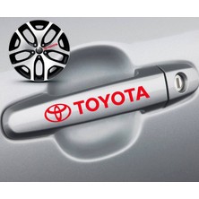 TSC T Oyota Kapı Kolu Sticker 10ADET Vd4