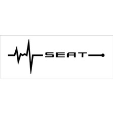 TSC Sea T Nabız Kalp Atışı Sticker 2 Adet Kelebek Cam