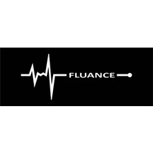 TSC Fluance Nabız Kalp Atışı Sticker 2 Adet Kelebek Cam