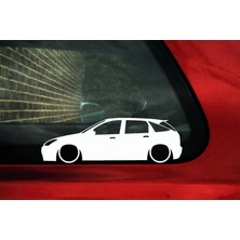 TSC Focus Mk1 Hb Basık Kelebek Cam Stickeri 2 Adet