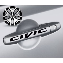 TSC Cıvıc Kapı Kolu Sticker 10ADET
