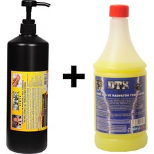 Sanayi Kimya Granürlü El Temizleme Kremi (Sabunu) 1 kg & Ağır Yağ Sökücü Konsantre (1/5) 1 Litre